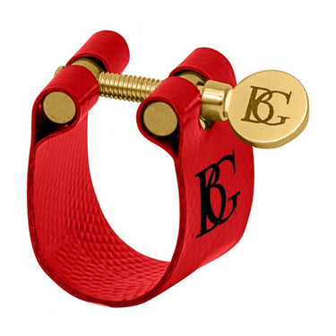 Abrazadera Bg France Lfa9 Para Sax Alto Flexible Rojo